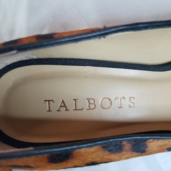 NWOT Talbots Faux Animal Print Heels - Picture 6 of 8